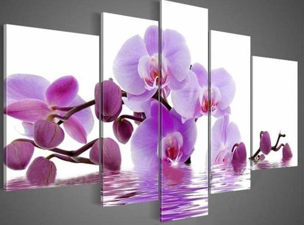 Картина с орхидеями