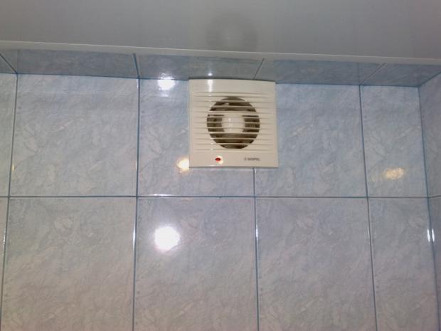 Мощность вентилятора зависит от размера ванной комнаты