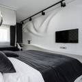 Спальня в стиле 3D: космическое воздействие трехмерной стены