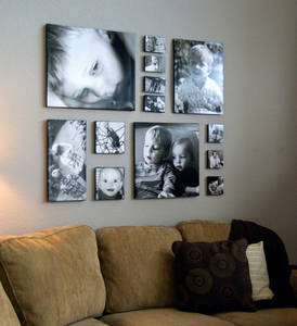 Стена с фотографиями: необычный декор для творческих натур