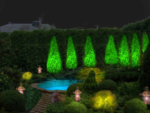 Иллюминация ночного сада: на помощь приходит светодиодная продукция
