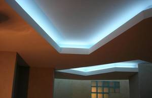 Подсветка потолка: используем светодиодную ленту