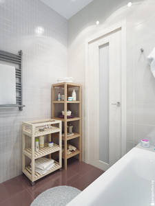 Ванная комната в скандинавском стиле: часть интерьера Снежной королевы