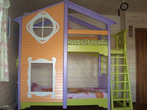 Дом-кровать или как из детской комнаты не уходить сутками