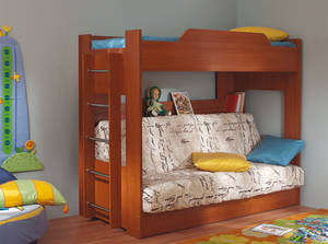 детские двухъярусные кровати с диваном