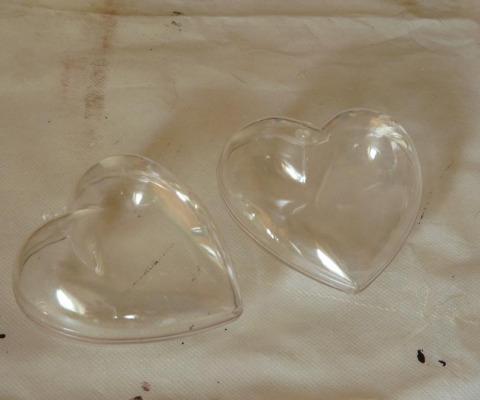 Декупаж пластиковых сердечек фото 1