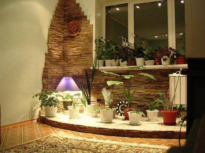 Декоративный камень в интерьере: фото 1