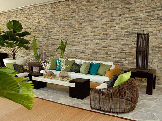 Декоративный камень в новом интерьере: фото 1