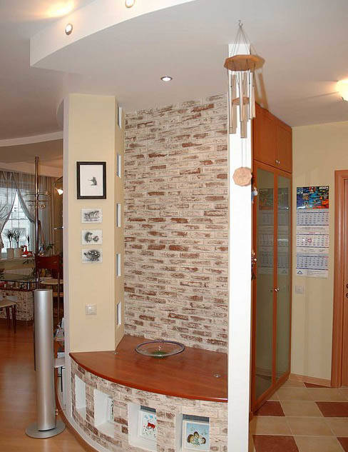 Каменный интерьер всегда оригинален