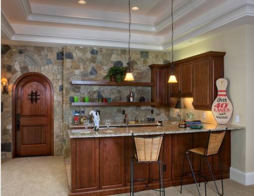 Камень в интерьере кухни: фото 2