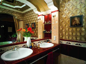 Ванная комната в стиле ампир: пышность и сдержанность римских традиций
