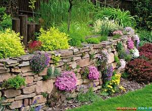 Подпорные стенки своими руками: декорируем сад